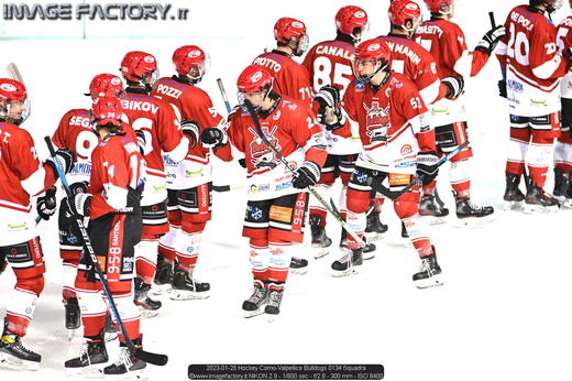 2023-01-25 Hockey Como-Valpellice Bulldogs 0134 Squadra